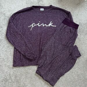 victoria secret pink pajama set